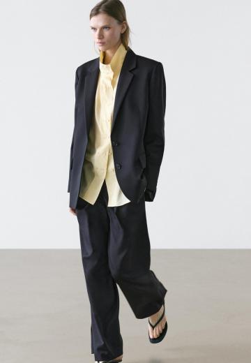 Длинный блейзер