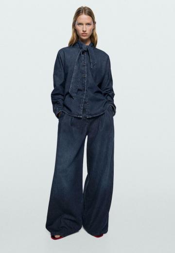 Джинсовая блузка