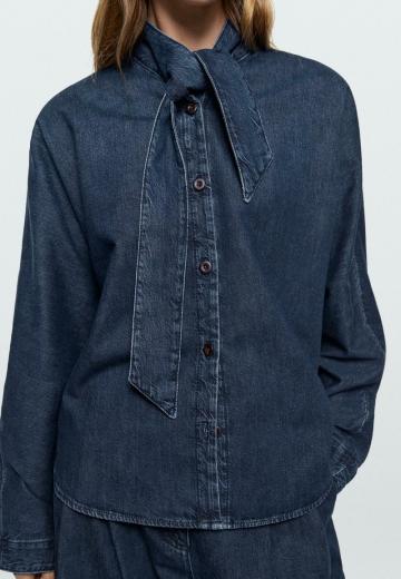 Джинсовая блузка