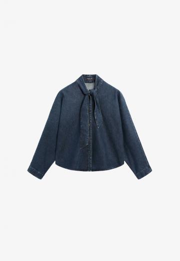 Джинсовая блузка