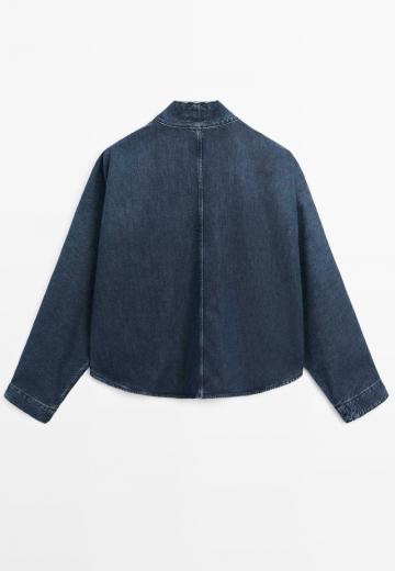 Джинсовая блузка