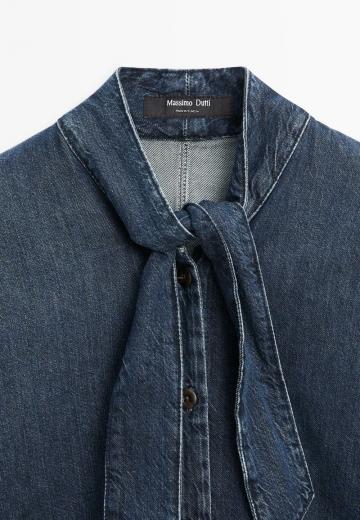 Джинсовая блузка