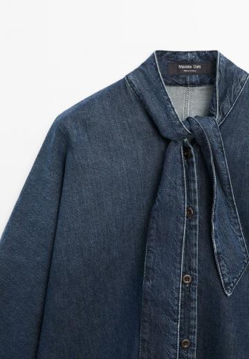 Джинсовая блузка