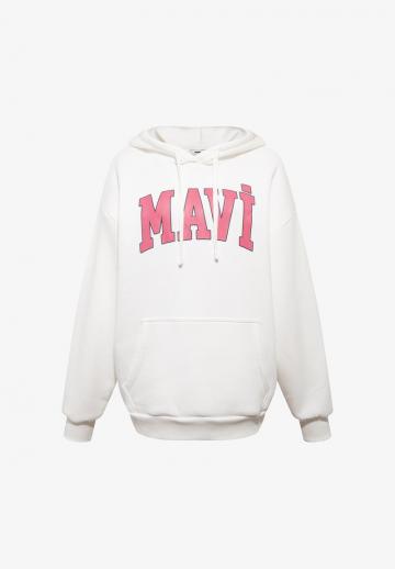 Пуловер с капюшоном