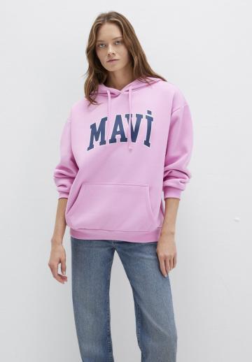 Пуловер с капюшоном