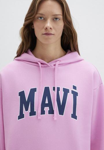 Пуловер с капюшоном