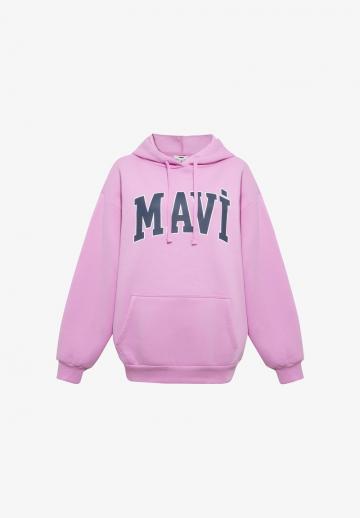 Пуловер с капюшоном