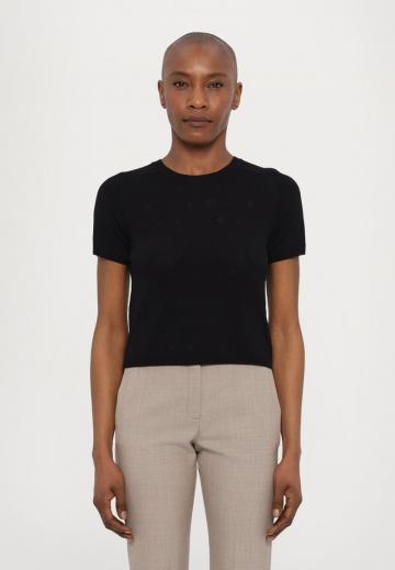 Пуловер с коротким рукавом