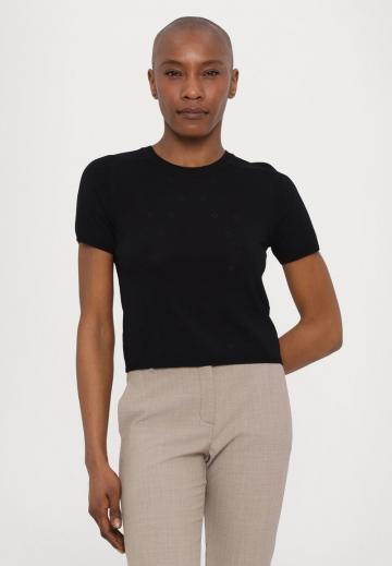 Пуловер с коротким рукавом