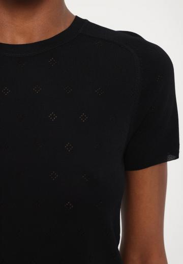 Пуловер с коротким рукавом