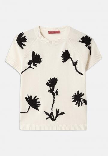 Пуловер с коротким рукавом