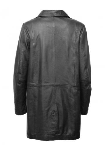 Кожаное пальто