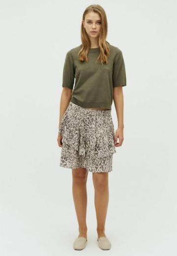 Юбка с воланами