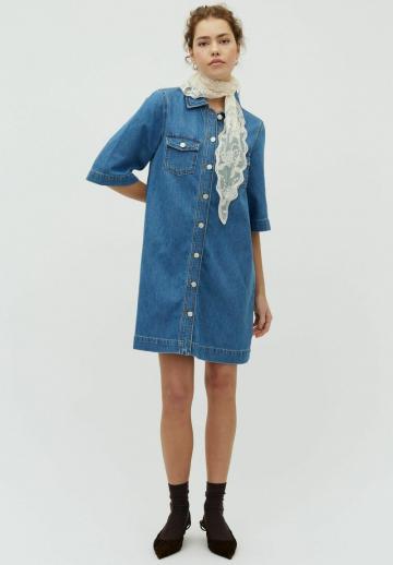Джинсовое платье