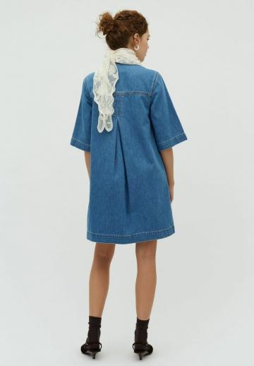 Джинсовое платье