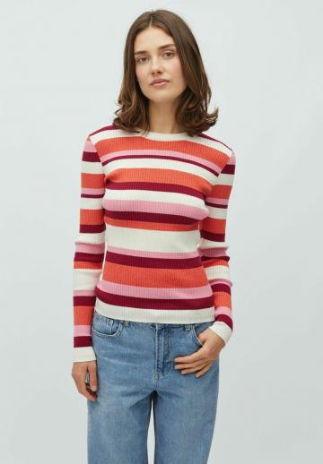 Пуловер в полоску