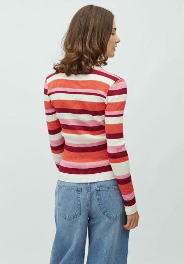 Пуловер в полоску