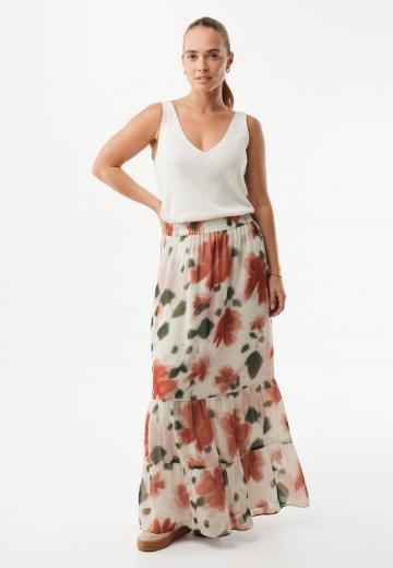 Юбка с воланами