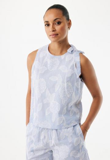 Блузка без рукавов