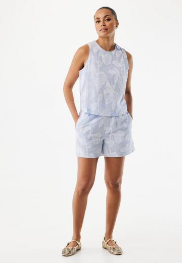 Блузка без рукавов