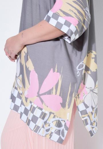 Длинная блузка