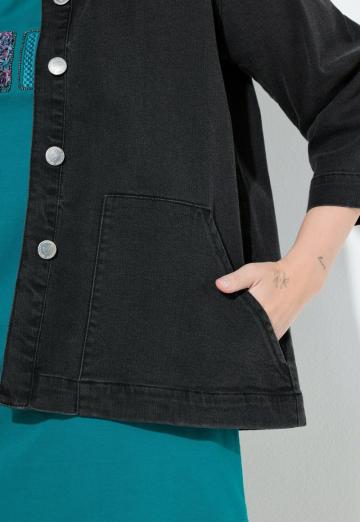 Джинсовая жилетка