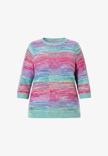 Пуловер с рукавом три четверти