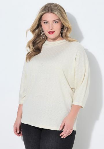 Пуловер с рукавом три четверти