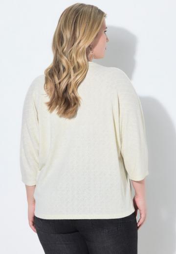 Пуловер с рукавом три четверти