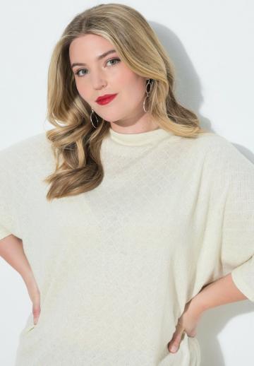 Пуловер с рукавом три четверти