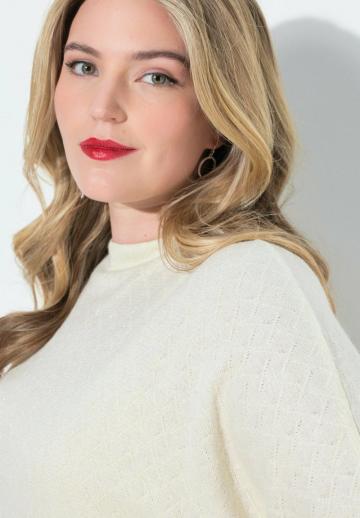 Пуловер с рукавом три четверти