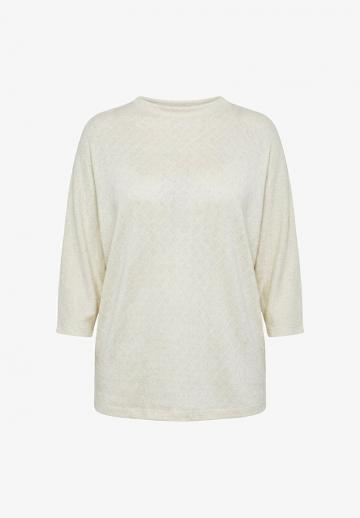 Пуловер с рукавом три четверти