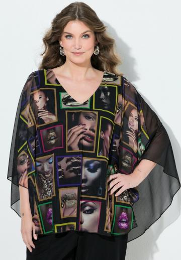 Длинная блузка