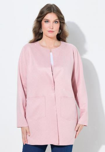 Пальто из искусственной кожи