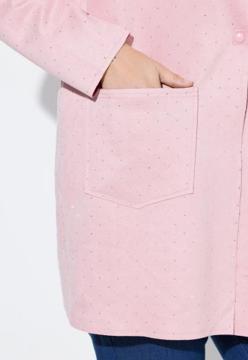 Пальто из искусственной кожи