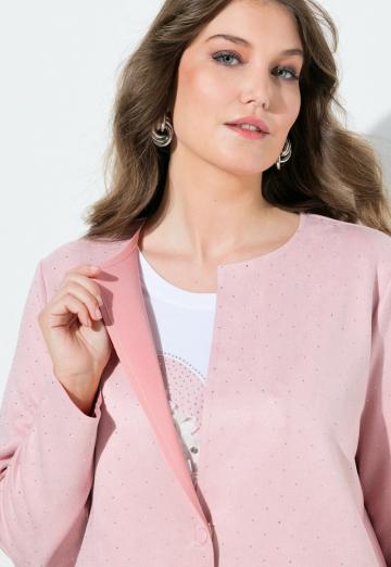 Пальто из искусственной кожи