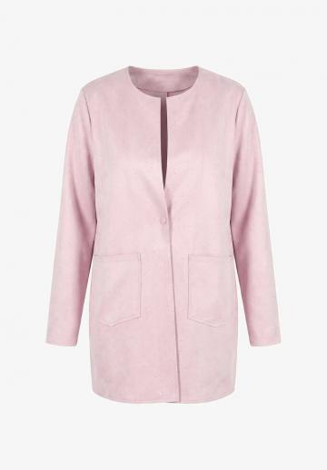 Пальто из искусственной кожи