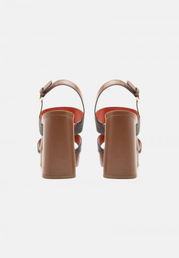 Босоножки на платформе