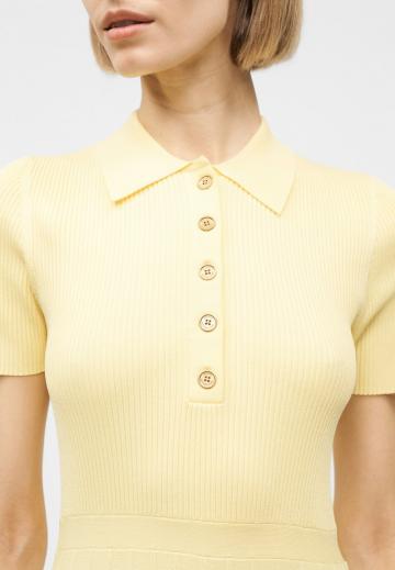 Вязаное платье