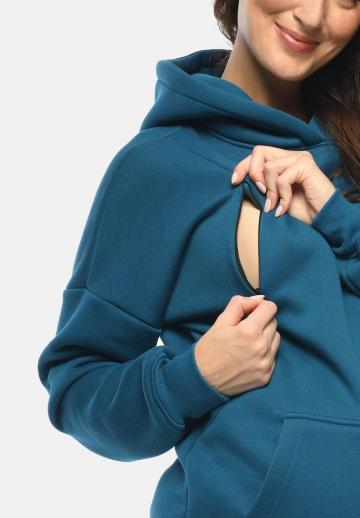 Пуловер с капюшоном