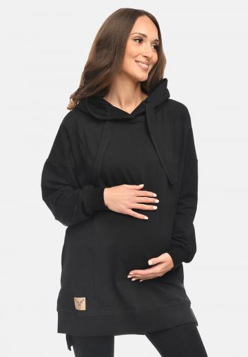 Пуловер с капюшоном