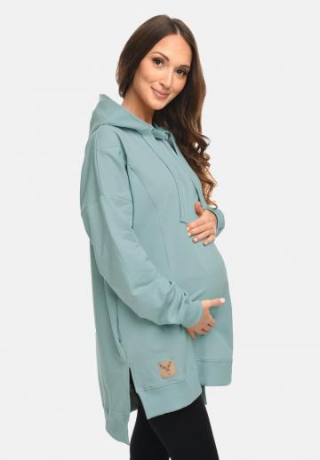 Пуловер с капюшоном