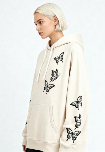 Пуловер с капюшоном