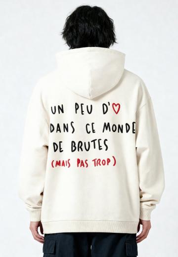 Пуловер с капюшоном