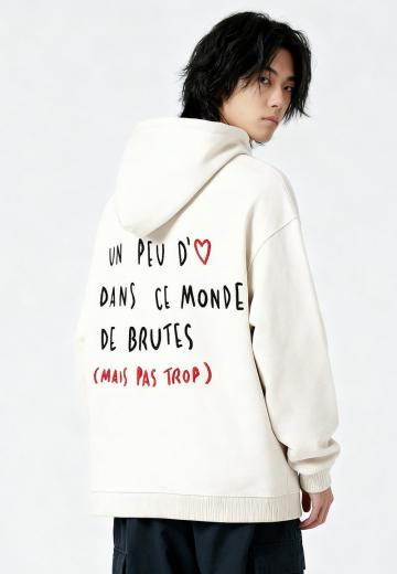 Пуловер с капюшоном