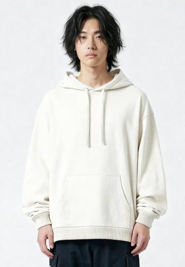 Пуловер с капюшоном