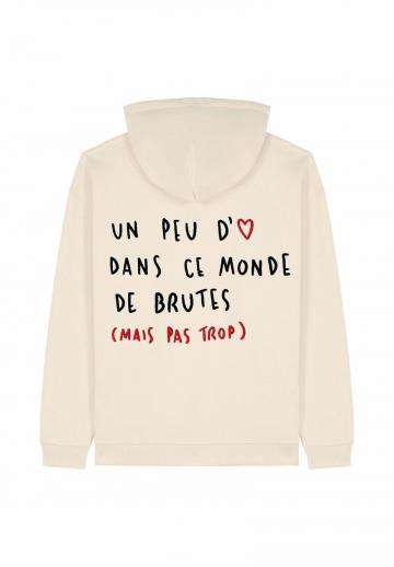 Пуловер с капюшоном