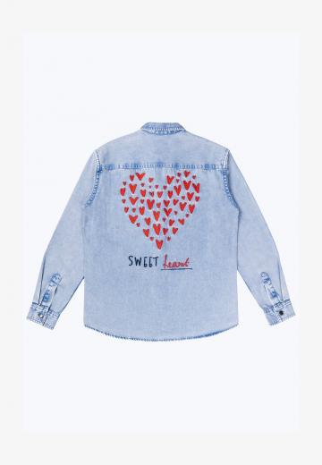 Джинсовая блузка