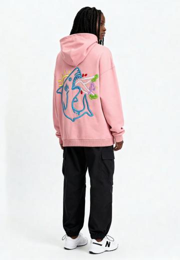 Пуловер с капюшоном