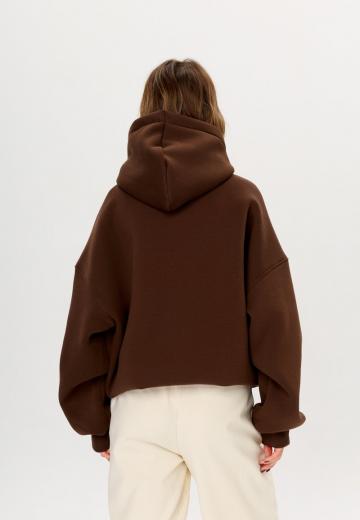 Пуловер с капюшоном